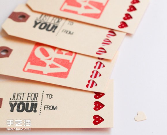 浪漫情人節(jié)信封和裝飾標(biāo)簽DIY手工制作教程 -  rpnrmr.com