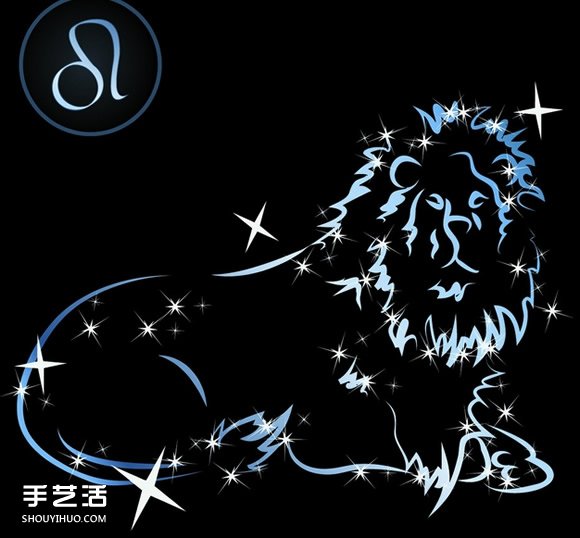 獅子座天文符號的折法 手工折紙獅子座符號圖解 -  rpnrmr.com
