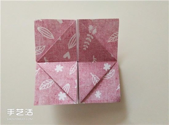 撲克牌方片和紅桃花色的折紙方法圖解 -  rpnrmr.com