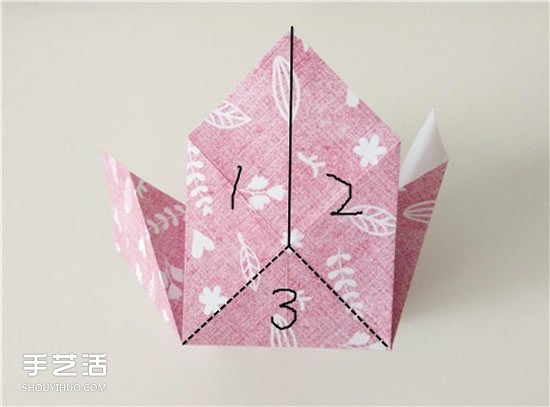 撲克牌方片和紅桃花色的折紙方法圖解 -  rpnrmr.com