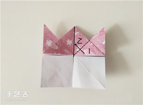 撲克牌方片和紅桃花色的折紙方法圖解 -  rpnrmr.com