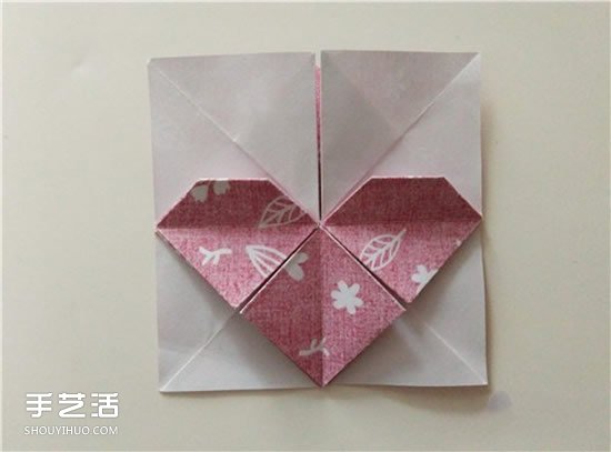撲克牌方片和紅桃花色的折紙方法圖解 -  rpnrmr.com