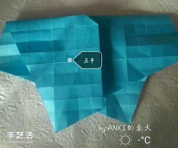 新川崎玫瑰折法圖解 手工折紙新川崎玫瑰步驟 -  rpnrmr.com