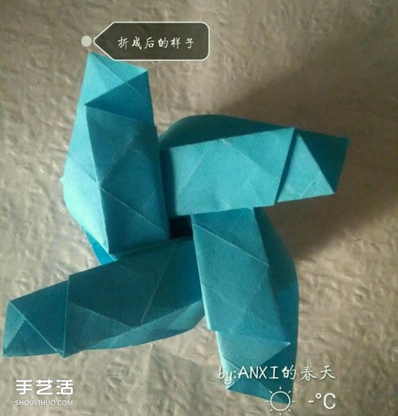 新川崎玫瑰折法圖解 手工折紙新川崎玫瑰步驟 -  rpnrmr.com