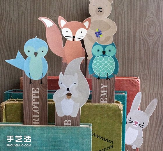卡紙書簽制作方法圖片 可愛小動物書簽怎么做 -  rpnrmr.com