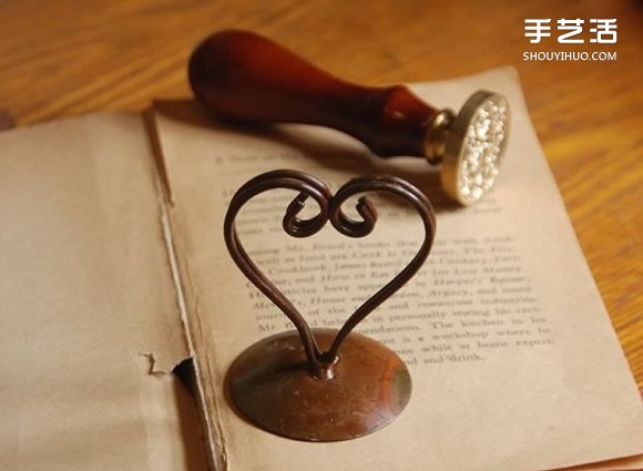 手工DIY便簽夾座圖片 金屬絲便簽夾座制作 -  rpnrmr.com