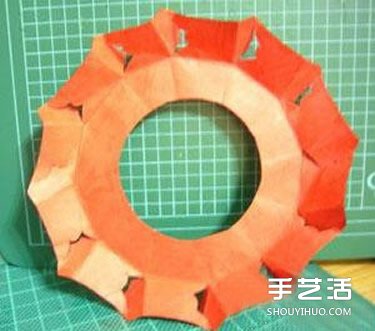 圣誕卡紙花環(huán)制作方法 圣誕賀卡裝飾花環(huán)DIY -  rpnrmr.com