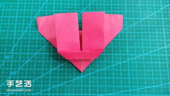 LOVE心形折紙圖解教程 情人節(jié)LOVE愛心折法 -  rpnrmr.com