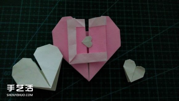 LOVE心形折紙圖解教程 情人節(jié)LOVE愛心折法 -  rpnrmr.com