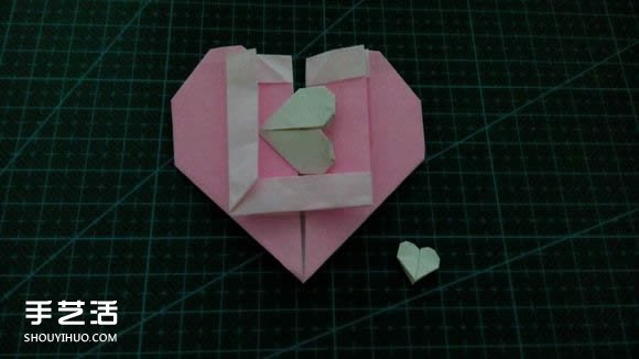 LOVE心形折紙圖解教程 情人節(jié)LOVE愛心折法 -  rpnrmr.com