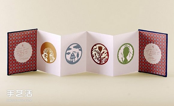 精美手工本子作品 手繪剪紙做成的完美手工藝品 -  rpnrmr.com