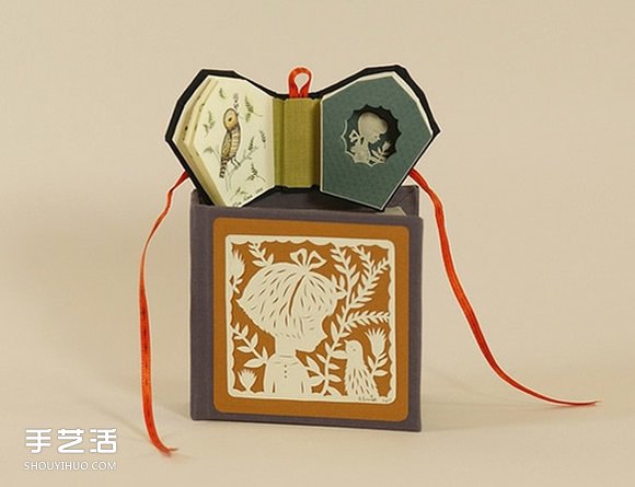 精美手工本子作品 手繪剪紙做成的完美手工藝品 -  rpnrmr.com