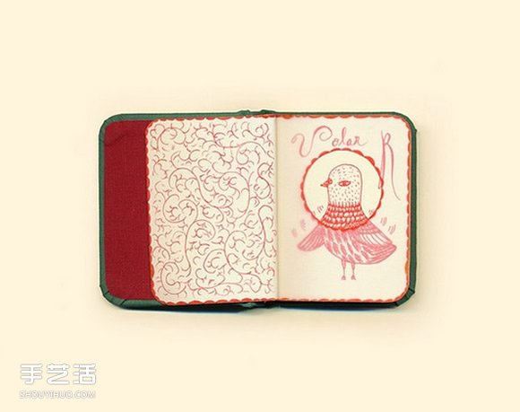 精美手工本子作品 手繪剪紙做成的完美手工藝品 -  rpnrmr.com