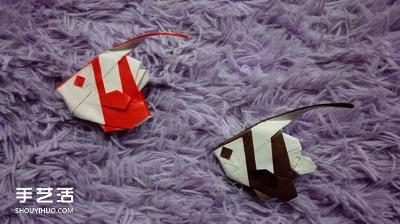 手工折紙馬夫魚圖解 復雜熱帶馬夫魚的折法 -  rpnrmr.com