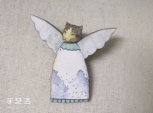 治愈的拼貼畫(huà)作品 還被制作成首飾及裝飾品 -  rpnrmr.com