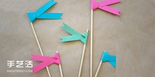 節(jié)日小彩旗制作方法 簡(jiǎn)單幼兒彩旗手工制作 -  rpnrmr.com
