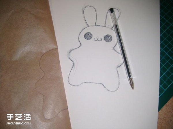 毛氈布兔子手工制作 DIY毛絨兔子布偶圖解 -  rpnrmr.com