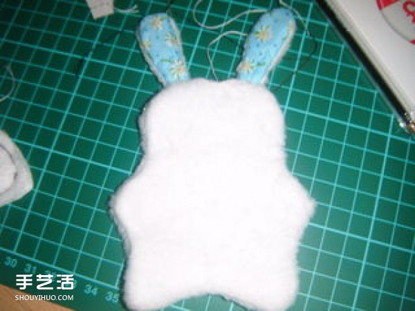 毛氈布兔子手工制作 DIY毛絨兔子布偶圖解 -  rpnrmr.com