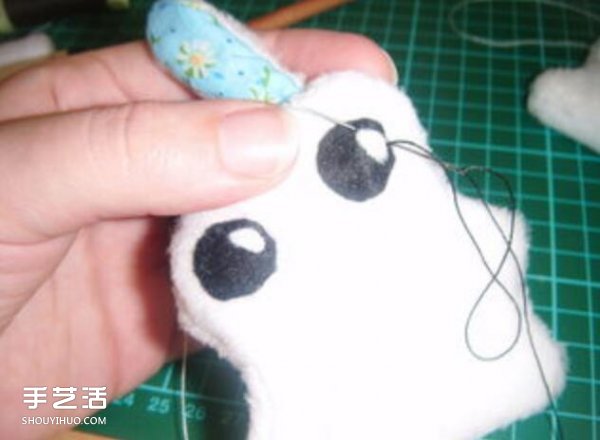 毛氈布兔子手工制作 DIY毛絨兔子布偶圖解 -  rpnrmr.com