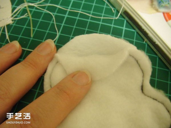 毛氈布兔子手工制作 DIY毛絨兔子布偶圖解 -  rpnrmr.com
