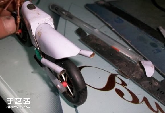 易拉罐制作摩托車步驟 摩托車模型制作技法 -  rpnrmr.com