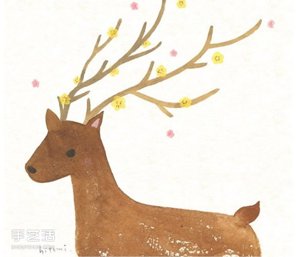 井上瞳：顏色淡雅、充滿童趣的小清新水彩畫 -  rpnrmr.com