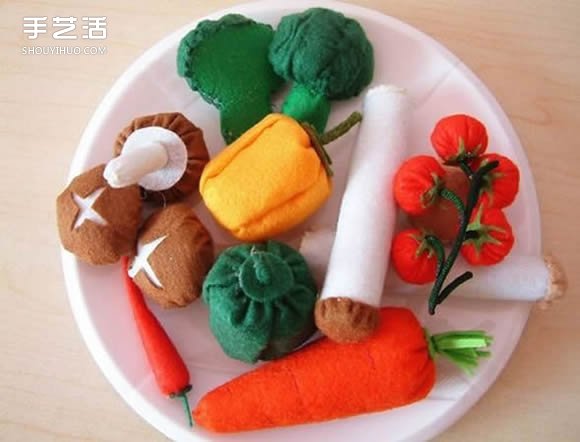 不織布美食模型圖片 手工布藝水果食物作品 -  rpnrmr.com