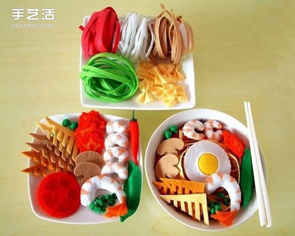 不織布美食模型圖片 手工布藝水果食物作品 -  rpnrmr.com