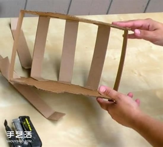 幼兒露營(yíng)車手工制作 簡(jiǎn)單瓦楞紙露營(yíng)車的做法 -  rpnrmr.com