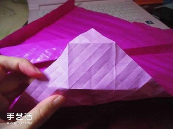 蝶戀花愛心折紙圖解 創(chuàng)意愛心的折法步驟圖 -  rpnrmr.com