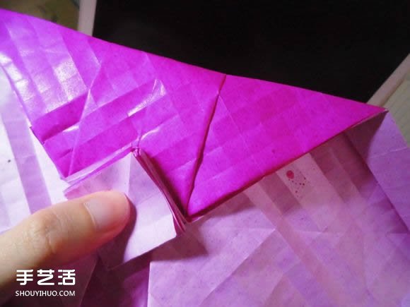 蝶戀花愛心折紙圖解 創(chuàng)意愛心的折法步驟圖 -  rpnrmr.com