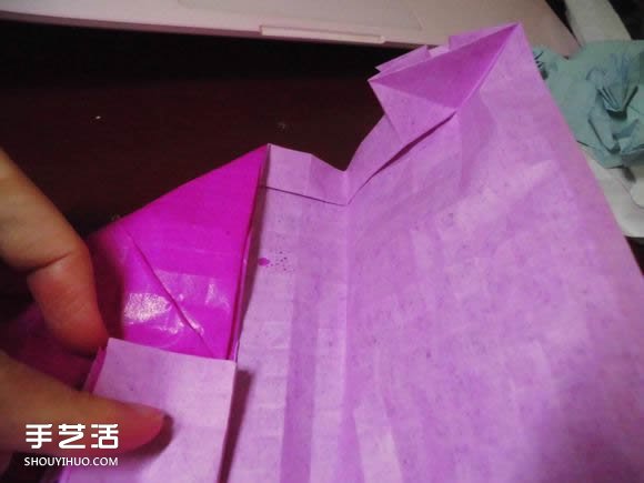 蝶戀花愛心折紙圖解 創(chuàng)意愛心的折法步驟圖 -  rpnrmr.com