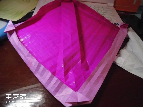 蝶戀花愛心折紙圖解 創(chuàng)意愛心的折法步驟圖 -  rpnrmr.com
