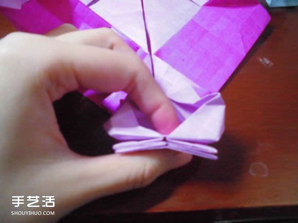 蝶戀花愛心折紙圖解 創(chuàng)意愛心的折法步驟圖 -  rpnrmr.com
