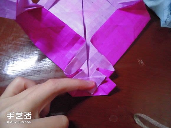 蝶戀花愛心折紙圖解 創(chuàng)意愛心的折法步驟圖 -  rpnrmr.com