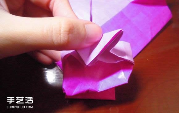 蝶戀花愛心折紙圖解 創(chuàng)意愛心的折法步驟圖 -  rpnrmr.com