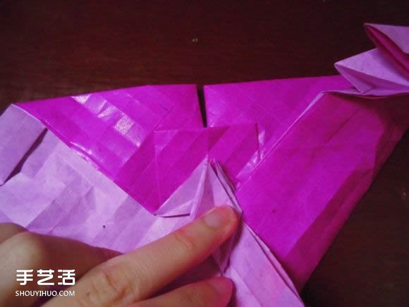 蝶戀花愛心折紙圖解 創(chuàng)意愛心的折法步驟圖 -  rpnrmr.com