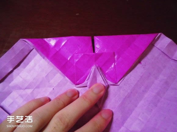 蝶戀花愛心折紙圖解 創(chuàng)意愛心的折法步驟圖 -  rpnrmr.com