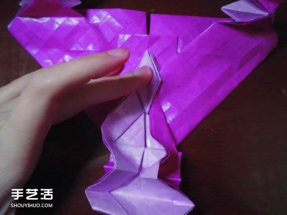 蝶戀花愛心折紙圖解 創(chuàng)意愛心的折法步驟圖 -  rpnrmr.com