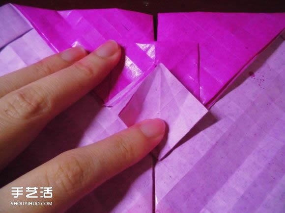 蝶戀花愛心折紙圖解 創(chuàng)意愛心的折法步驟圖 -  rpnrmr.com