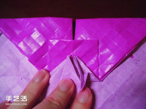 蝶戀花愛心折紙圖解 創(chuàng)意愛心的折法步驟圖 -  rpnrmr.com