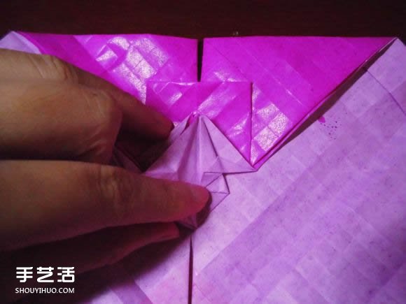蝶戀花愛心折紙圖解 創(chuàng)意愛心的折法步驟圖 -  rpnrmr.com