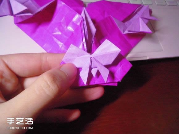 蝶戀花愛心折紙圖解 創(chuàng)意愛心的折法步驟圖 -  rpnrmr.com