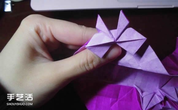 蝶戀花愛心折紙圖解 創(chuàng)意愛心的折法步驟圖 -  rpnrmr.com