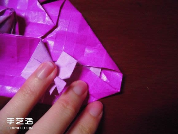 蝶戀花愛心折紙圖解 創(chuàng)意愛心的折法步驟圖 -  rpnrmr.com