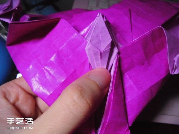 蝶戀花愛心折紙圖解 創(chuàng)意愛心的折法步驟圖 -  rpnrmr.com
