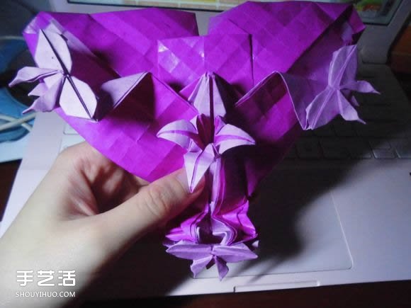 蝶戀花愛心折紙圖解 創(chuàng)意愛心的折法步驟圖 -  rpnrmr.com