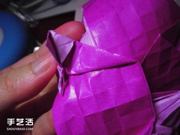 蝶戀花愛心折紙圖解 創(chuàng)意愛心的折法步驟圖 -  rpnrmr.com