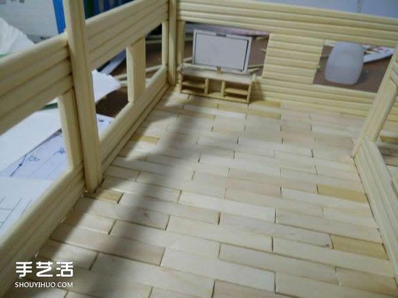 一次性筷子手工制作逼真別墅模型 步驟超全！ -  rpnrmr.com