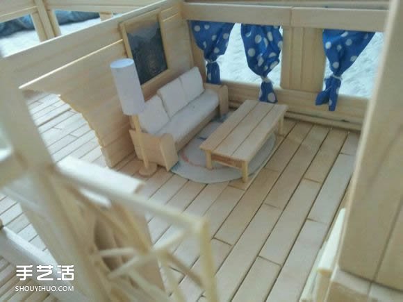 一次性筷子手工制作逼真別墅模型 步驟超全！ -  rpnrmr.com